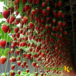 Клубника ампельная Анастасия купить по цене от 370р. в интернет-магазине «Посадика» с доставкой почтой в в Лабинске и по всей России – [изображение №1].
