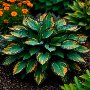 Хоста Бархатный Полог купить по цене от 560р. в интернет-магазине «Посадика» с доставкой почтой в в Лабинске и по всей России – [изображение №1].